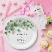 Assiettes En Carton Papier de mariage (Fête)