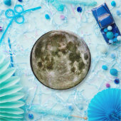 Assiettes En Carton Papier de Pleine lune (Fête)