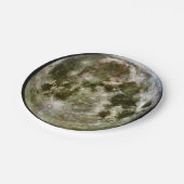 Assiettes En Carton Papier de Pleine lune (Angle)