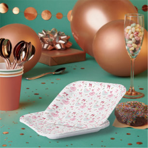 Assiettes En Carton Papier d'enveloppement d'harmonie