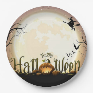 Assiettes En Carton Papier et Plaques de fête Halloween