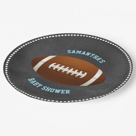 Assiettes En Carton Papier fait sur commande de baby shower du (Angle)