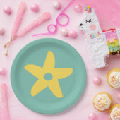 Assiettes En Carton Papier Fleur Abstrait Cute Napkin (Fête)