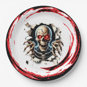 Assiettes En Carton Papier Halloween 