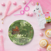 Assiettes En Carton Papier papillon, Plaques de papier de service comm (Fête)