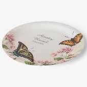 Assiettes En Carton Papier papillon - Plaques de papier personnalisées (Angle)
