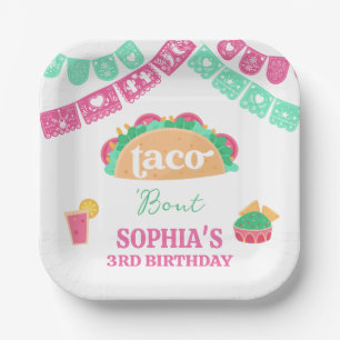 Assiettes En Carton Papier Picado Taco Bout Fiesta Plaque papier d'ann