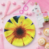 Assiettes En Carton Papier tournesol (Fête)