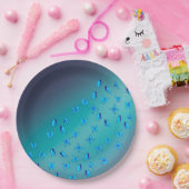 Assiettes En Carton Papier vert Enchantée Plaque de papier vert (Fête)