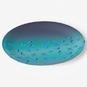 Assiettes En Carton Papier vert Enchantée Plaque de papier vert (Angle)