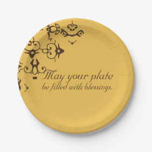Assiettes En Carton PapierSage 7" PLAQUE DE BÉNÉFICES