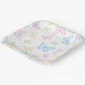 Assiettes En Carton Papillon (Angulaire)