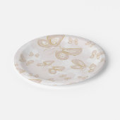 Assiettes En Carton Papillon (Angle)