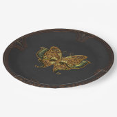 Assiettes En Carton Papillon élégant (Angle)