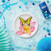Assiettes En Carton Papillon et Lotus (Fête)