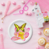 Assiettes En Carton Papillon et Lotus (Fête)