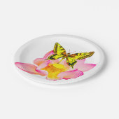 Assiettes En Carton Papillon et Lotus (Angle)