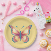 Assiettes En Carton Papillon gai (Fête)