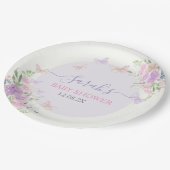 Assiettes En Carton Papillon Lilac enchanté (Angle)