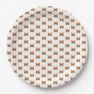 Assiettes En Carton Papillon Minimaliste Moderne