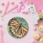 Assiettes En Carton Papillon monarque | Belle aquarelle (Fête)