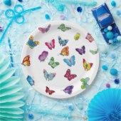 Assiettes En Carton papillon Plaques papier personnalisées 9" (Fête)