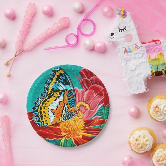 Assiettes En Carton Papillon pointu I (Fête)