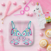 Assiettes En Carton Papillon rétro Abstrait Pop Art (Fête)