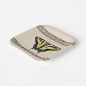 Assiettes En Carton Papillon Southwestern jaune Swallowtail (Angulaire)
