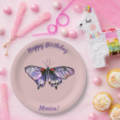 Assiettes En Carton Papillons (Fête)