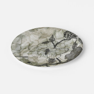 Assiettes En Carton Papillons arabes II