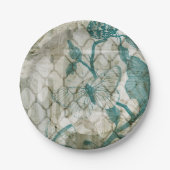 Assiettes En Carton Papillons arabes VI (Devant)