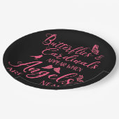 Assiettes En Carton Papillons & Cardinaux Apparaissent Quand Angel Est (Angle)