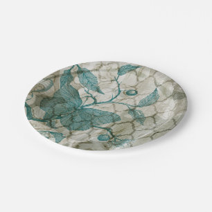 Assiettes En Carton Papillons d'arabesque V