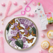 Assiettes En Carton Papillons et Lilacs Mariage de pique-nique (Fête)