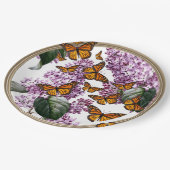 Assiettes En Carton Papillons et Lilacs Mariage de pique-nique (Angle)