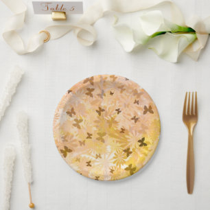 Assiettes En Carton Papillons et marguerites par Shirley Taylor