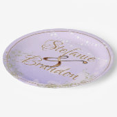 Assiettes En Carton Papillons lavande (Angle)