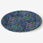 Assiettes En Carton Papillons Peacock Mariage Fournitures Plaques de p (Angle)