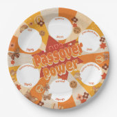 Assiettes En Carton Pâque Power-Retro (Devant)