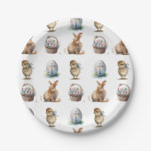 Assiettes En Carton Pâques (Devant)