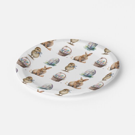 Assiettes En Carton Pâques (Angle)