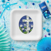 Assiettes En Carton Pâques Cross Fête (Fête)