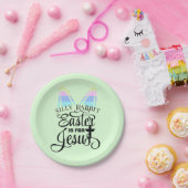 Assiettes En Carton Pâques est pour Jésus (Fête)