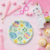 Assiettes En Carton Pâques florales (Fête)