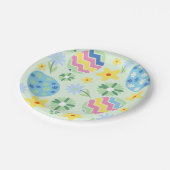 Assiettes En Carton Pâques florales (Angle)