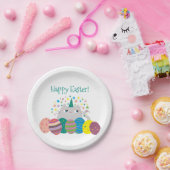 Assiettes En Carton Pâques mignonnes (Fête)
