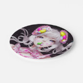 Assiettes En Carton Pâques/printemps Anime fille (Angle)