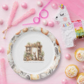 Assiettes En Carton Pâques vintages beiges (Fête)