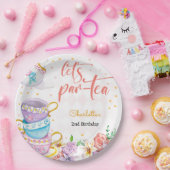 Assiettes En Carton Par-tea, anniversaire de thé (Fête)
